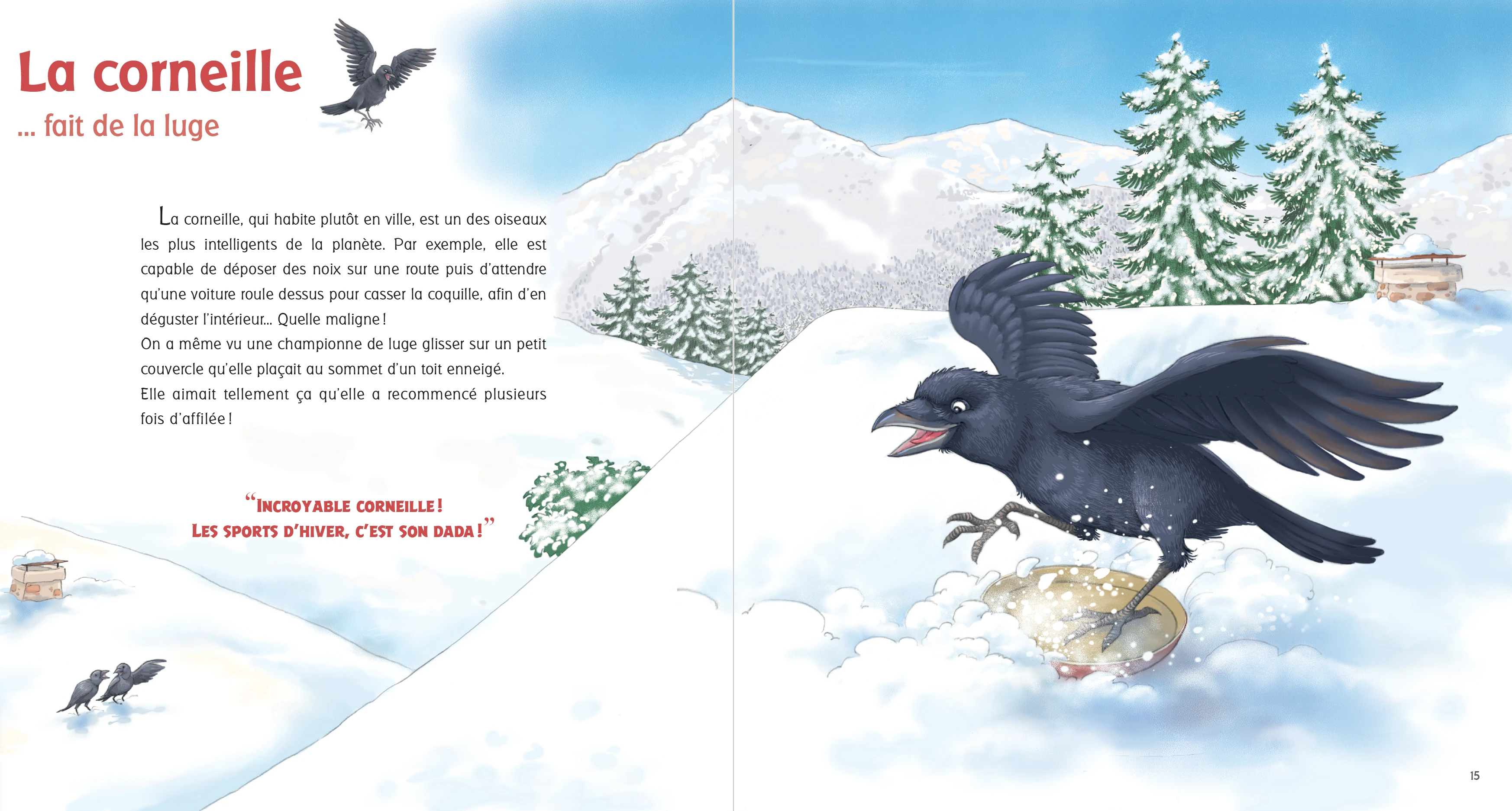 Double-page complète : La corneille